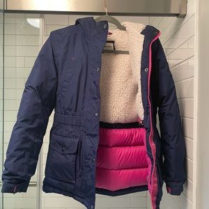 Land’s End Navy Parka